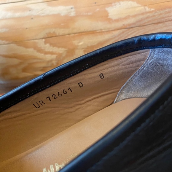 Salvatore Ferragamo Black Geneva 2 Men’s Sz 8 Loafer Shoes main image 11